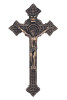9" Metal Wall Crucifix