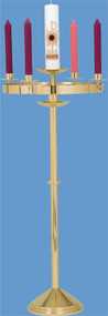 Combination Advent Wreath/Paschal Candle Holder 556