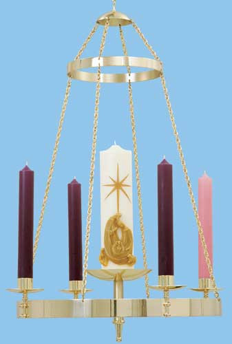 Hanging Advent Wreath