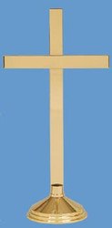 Ecclesiastical Brass Cross 481
