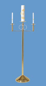 Ecclesiastical Brass Floor Wedding Candelabra 476/477