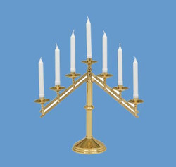 Ecclesiastical Brass Altar Candelabra 482