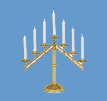 Ecclesiastical Brass Altar Candelabra K482
