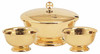 24k Gold 3 Piece Communion Set 358