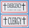 Clergy/Emergency Sign 3301