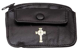 Zipper Leather Rosary Case