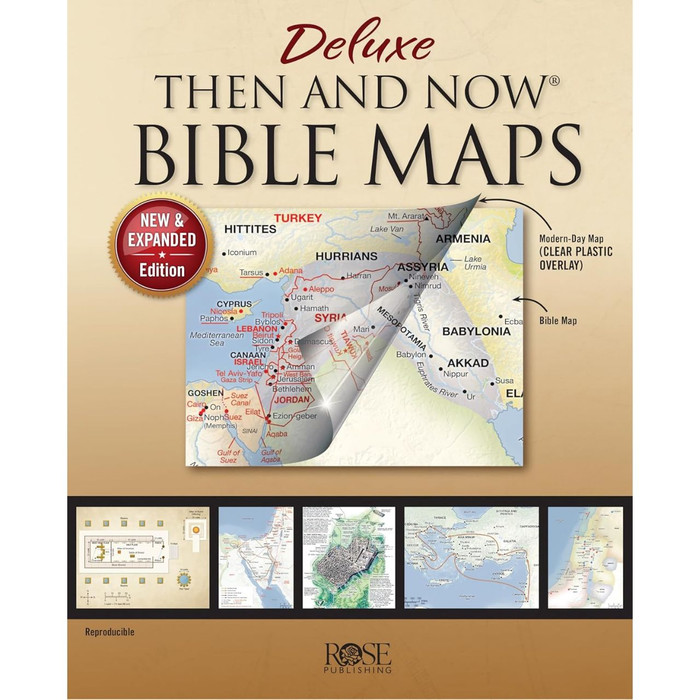 Then and Now Bible Maps book cover