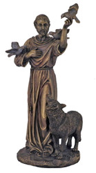 St. Francis with Animals Statue