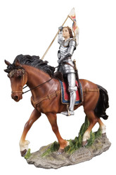 St. Joan of Arc Statue (bronze, pewter or color)