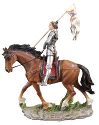 St. Joan of Arc Statue (bronze, pewter or color)