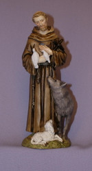 St. Francis with Wolf - Made in Italy