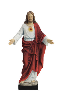 Sacred Heart of Jesus Statue (bronze or color)