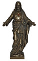 Sacred Heart of Jesus Statue (bronze or color)