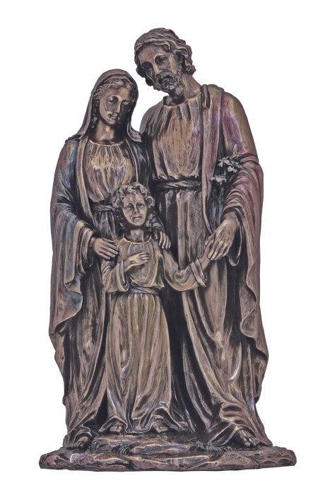 Bronze Holy Family Statue