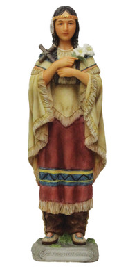 St. Kateri Tekakwitha Statue (bronze or color)