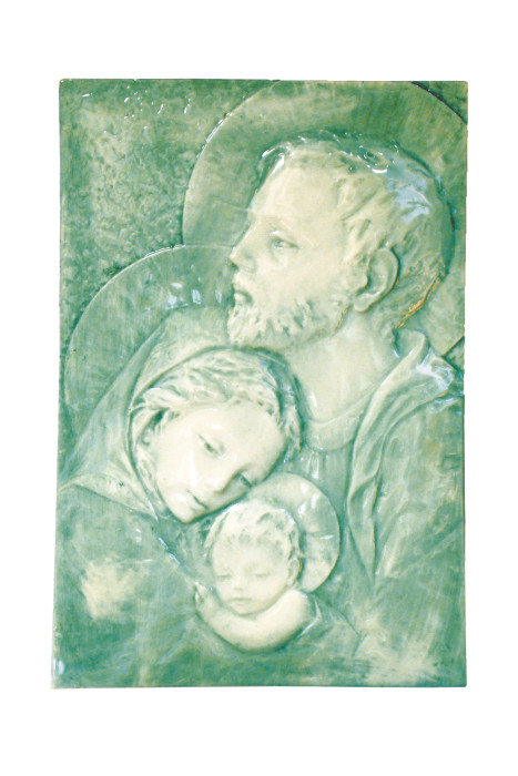 Holy Family Alabaster Tile