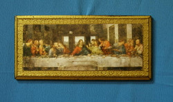 Last Supper by Da Vinci Florentine Wall Plaque - Made in Italy