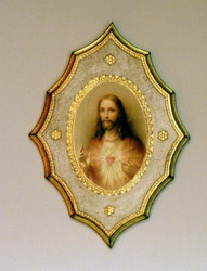 Sacred Heart of Jesus Florentine Plaque - Made in Italy