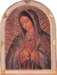 Our Lady of Guadalupe Florentine Plaque