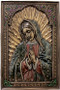 Our Lady of Guadalupe Florentine Wall Plaque 