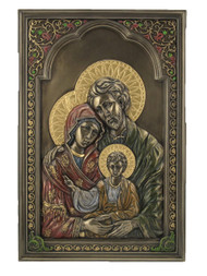 A Holy Family Wall Plaque