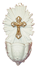 Holy Spirit Holy Water Font - Made in Italy (1008)