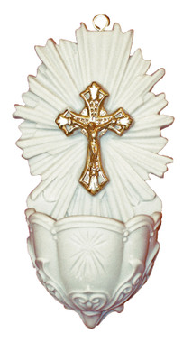 Holy Spirit Holy Water Font - Made in Italy (1008)