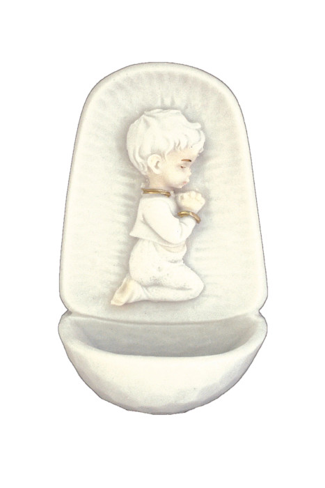 Praying Child Holy Water Font