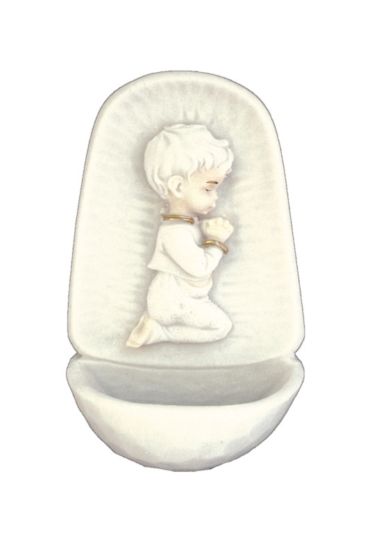 Praying Child Holy Water Font
