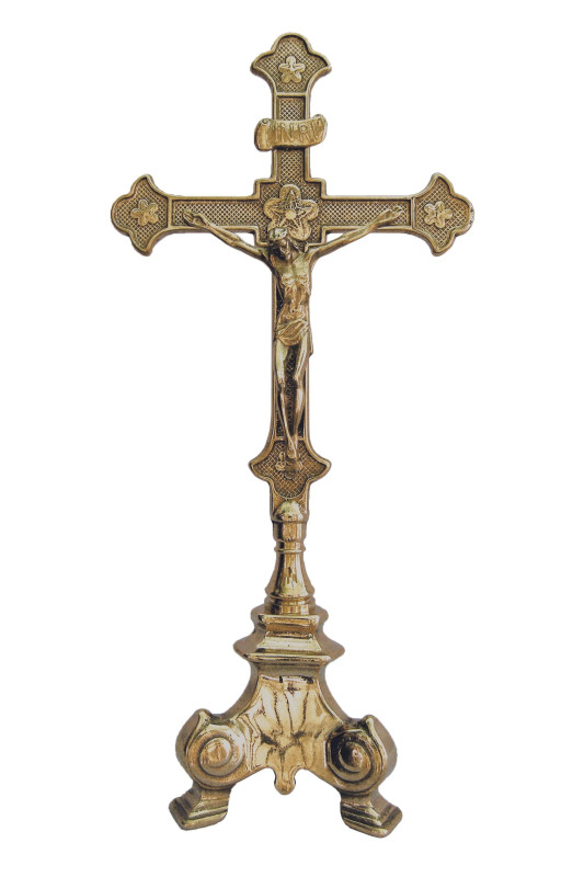 13" Standing Crucifix