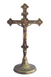11" Standing Crucifix