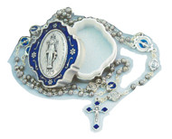 Miraculous Medal Rosary & Box - Made in Italy