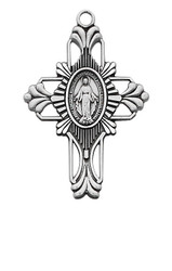 Miraculous Medal Cross Pendant