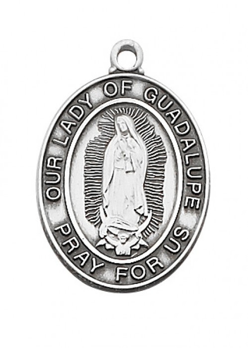 STERLING SILVER GUADALUPE MEDAL