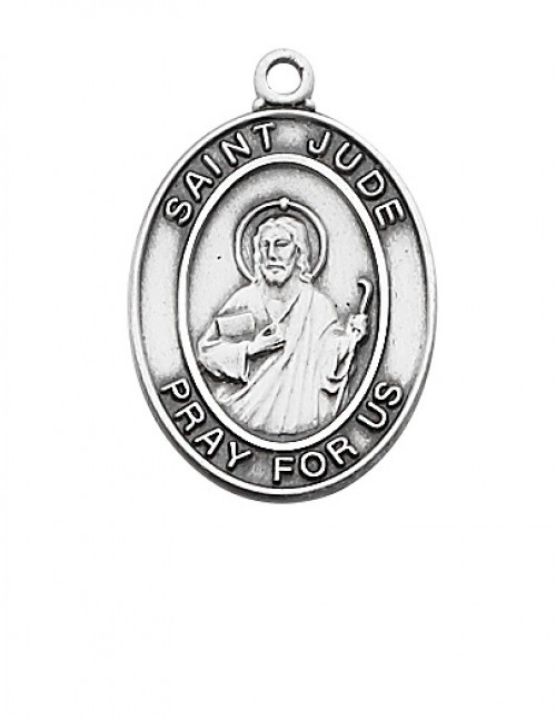 STERLING SILVER ST. JUDE MEDAL