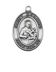 STERLING SILVER ST. GERARD MEDAL