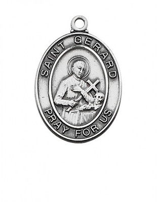 STERLING SILVER ST. GERARD MEDAL