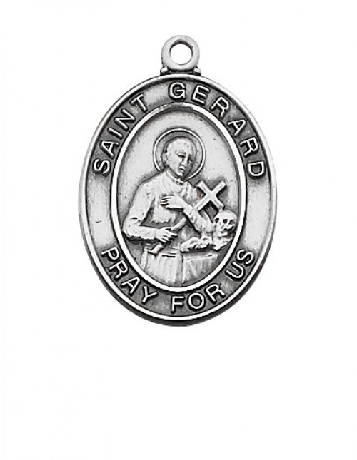 STERLING SILVER ST. GERARD MEDAL