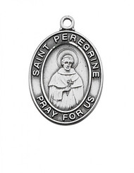 STERLING ST. PEREGRINE MEDAL L683PE