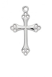STERLING SILVER CROSS MEDAL L9148