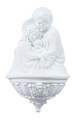 Holy Family Bronze Holy Water Font (bronze, color or white)