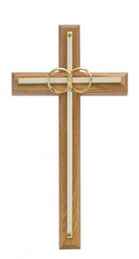 WEDDING CROSS OAK 8" 71-11