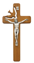8" Holy Spirit Confirmation Wood Crucifix