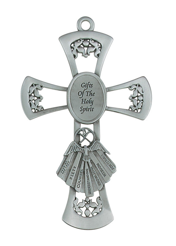 Pewter Confirmation Cross
