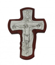 TRINITY CHERRY STAINED 5-1/2" CRUCIFIX 80-140