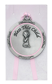 GIRL'S CRIB MEDAL
