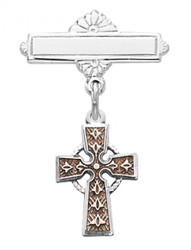 BABY CELTIC CROSS PIN 434L