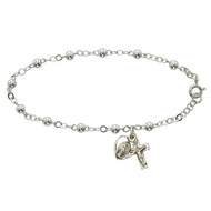 FINE QUALITY STERLING SILVER ADULT BRACELET 4MM 913L