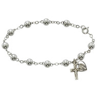 FINE QUALITY STERLING SILVER ADULT BRACELET 6MM 914L