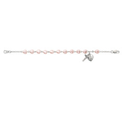 Youth Heart Rosary Bracelet